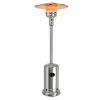 Garden Propane Standing LP Gas Steel Accessories Heater - Silver