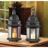 Contemporary Promenade Ornate Yet Elegant Birdcage Candle Lantern - Warm White - 10 In