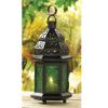 Contemporary Promenade Ornate Yet Elegant Birdcage Candle Lantern - Green - 10 In