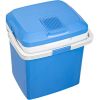 Camping Travel & Picnics Portable Car Refrigerator Mini Fridge Freezer - Blue - 28 Quart