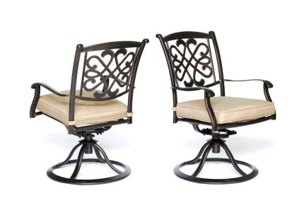 Patio Glider Chairs;  Swivel Rocker;  Garden Backyard Chairs Outdoor Patio Furniture 2 Pcs Set