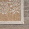 Home Decor Indoor/Outdoor Accent Rug Natural Stylish Classic Pattern Design - Beige - 5'0" X 7'0"