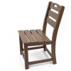 Outdoor Adirondack Patio Dining Chair  Retro Aesthetic Furniture Home;  1 PC Balcony;  Terrace;  Lawn;  Pool;  Deck Garden - Brown