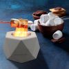 Tabletop Conrete Fire Pit - Hexagon