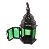 Contemporary Promenade Ornate Yet Elegant Birdcage Candle Lantern - Green - 10 In