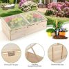 Patio Wooden Raised Plants Flower Planter Box - As Pic Show - Style C