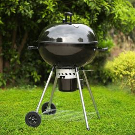 18 in. Kettle Charcoal Grill in Black