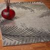 Home Decor Indoor/Outdoor Accent Rug Touch Of Palm Accent Rug - Beige | Black - 1'10" X 3'0"