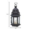 Contemporary Promenade Ornate Yet Elegant Birdcage Candle Lantern - Warm White - 10 In