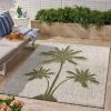 Home Decor Indoor/Outdoor Accent Rug Natural Stylish Classic Pattern Design - Green - 7'9" X 9'9"