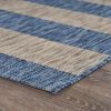 Home Decor Indoor/Outdoor Accent Rug Natural Stylish Classic Pattern Design - Grey & Blue - 5'0" X 7'0"