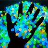 500pcs/bag Luminous Stones Glow In The Dark Pebbles, Home Garden Decoration Outdoor Yard Lawn Path Decor, Aquarium Glow Rocks - white - 500pcs/bag