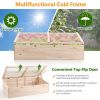 Patio Wooden Raised Plants Flower Planter Box - As Pic Show - Style C