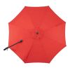 10'  Octagon Outdoor Tilting Cantilever Offset Patio Umbrella with Weighted Base and 360 Degree Rotation - Red