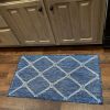 Home Decor Indoor/Outdoor Accent Rug Natural Stylish Classic Pattern Design - Navy|White - 3'0" X 5'0"