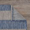 Home Decor Indoor/Outdoor Accent Rug Natural Stylish Classic Pattern Design - Grey & Blue - 5'0" X 7'0"