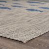 Home Decor Indoor/Outdoor Accent Rug Natural Stylish Classic Pattern Design - Blue - 5'0" X 7'0"